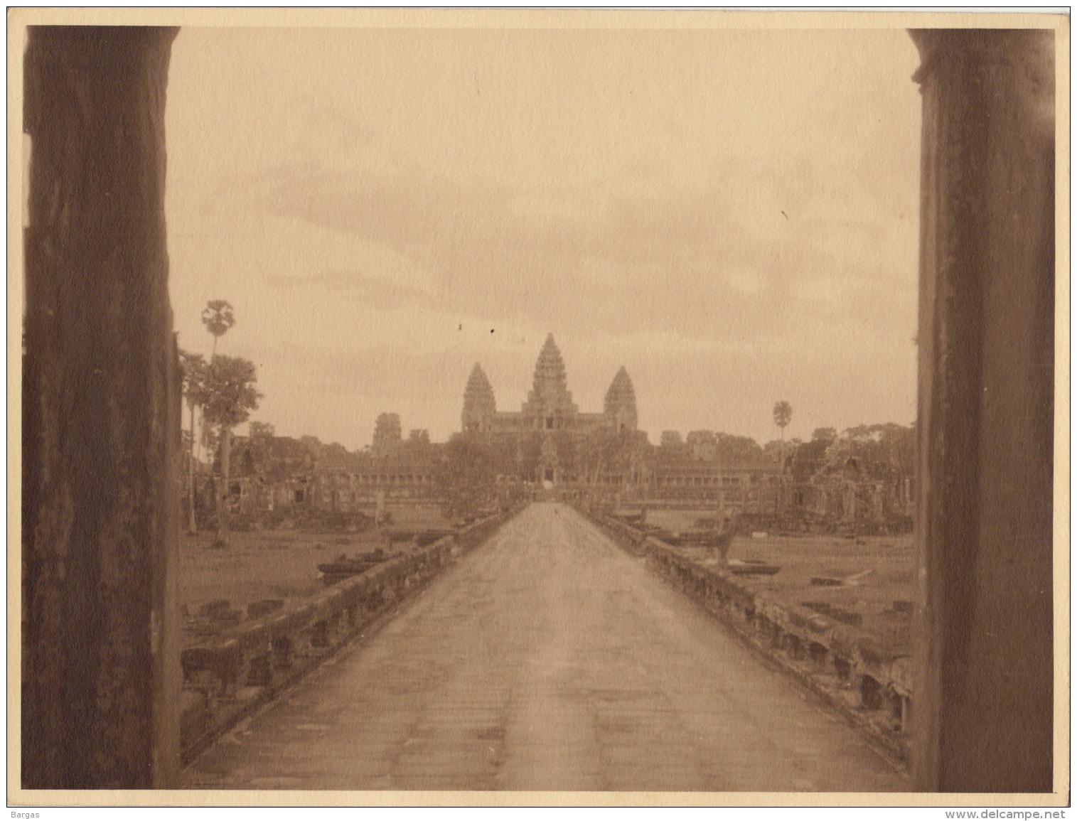 Grande Photo De 1924 Cambodge Hangkor - Places