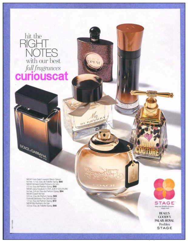 PUBLICITES USA MAGAZINE ADVERTISING RECLAME WERBUNG REKLAME PUBBLICITI PUBLICIDAD For FALL FRAGRANCES EAU DE PARFUM - Werbung