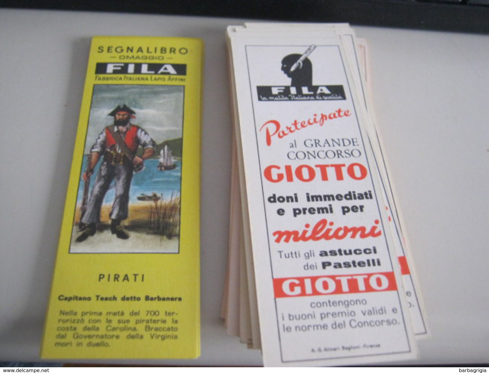 SEGNALIBRO FILA -PIRATI - Bookmarks