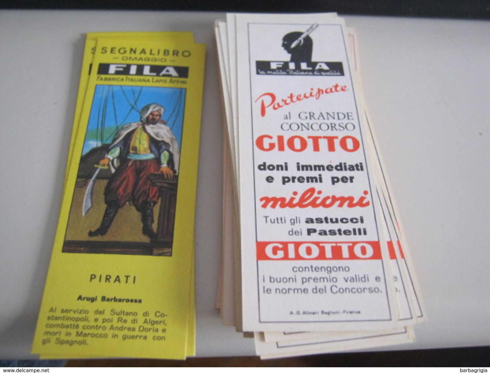 SEGNALIBRO FILA -PIRATI - Bookmarks
