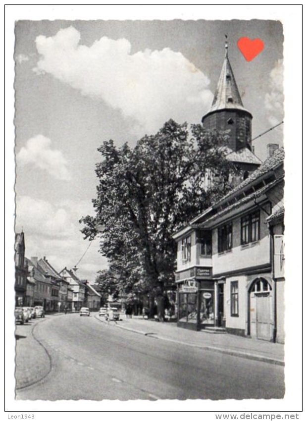 12184-LE-ALLEMAGNE-GRONAU/Leine-Hauptstrasse---------------voitures - Gronau