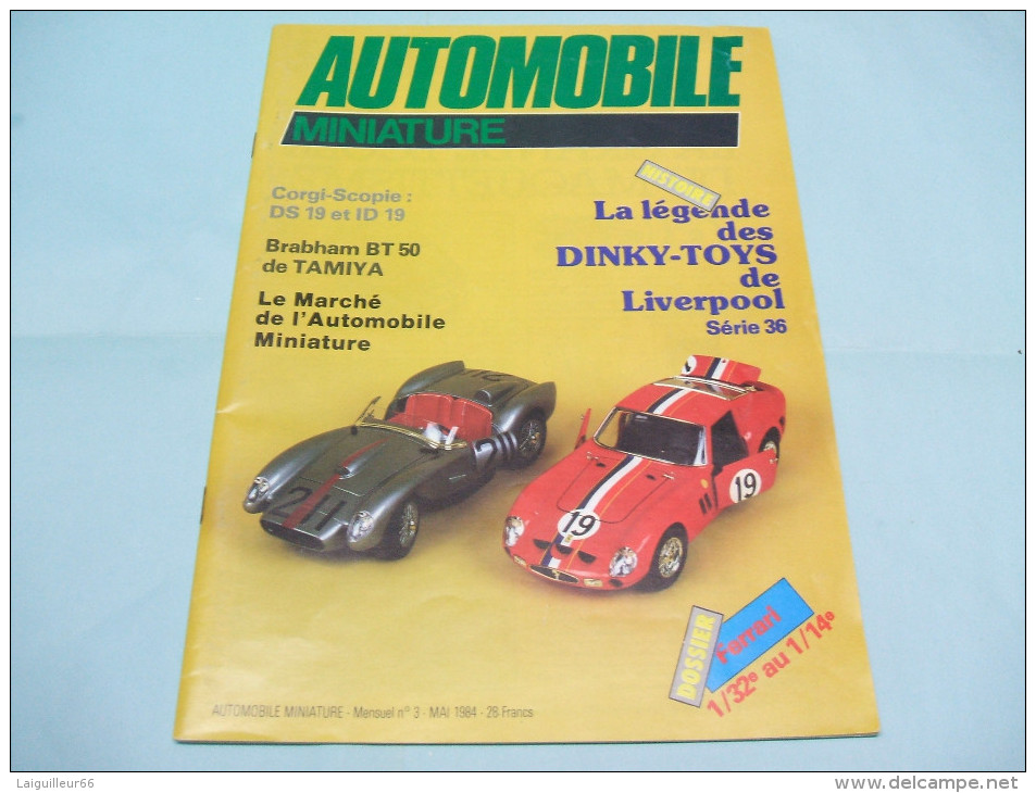 Magazine AUTOMOBILE MINIATURE N°3 Mai 1984 - Littérature & DVD