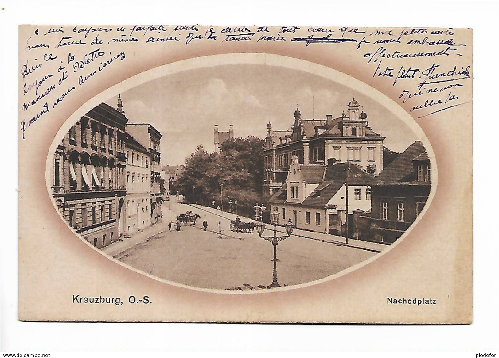 ALLEMAGNE - KREUZBURG  O.S. Paul Jen- Nachodplatz. Carte Médaillon - Sonstige & Ohne Zuordnung