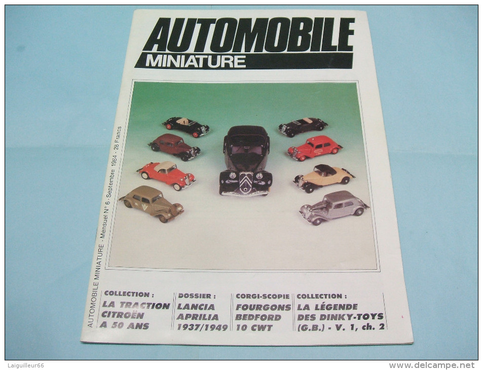 Magazine AUTOMOBILE MINIATURE N°6 Septembre 1984 - Littérature & DVD