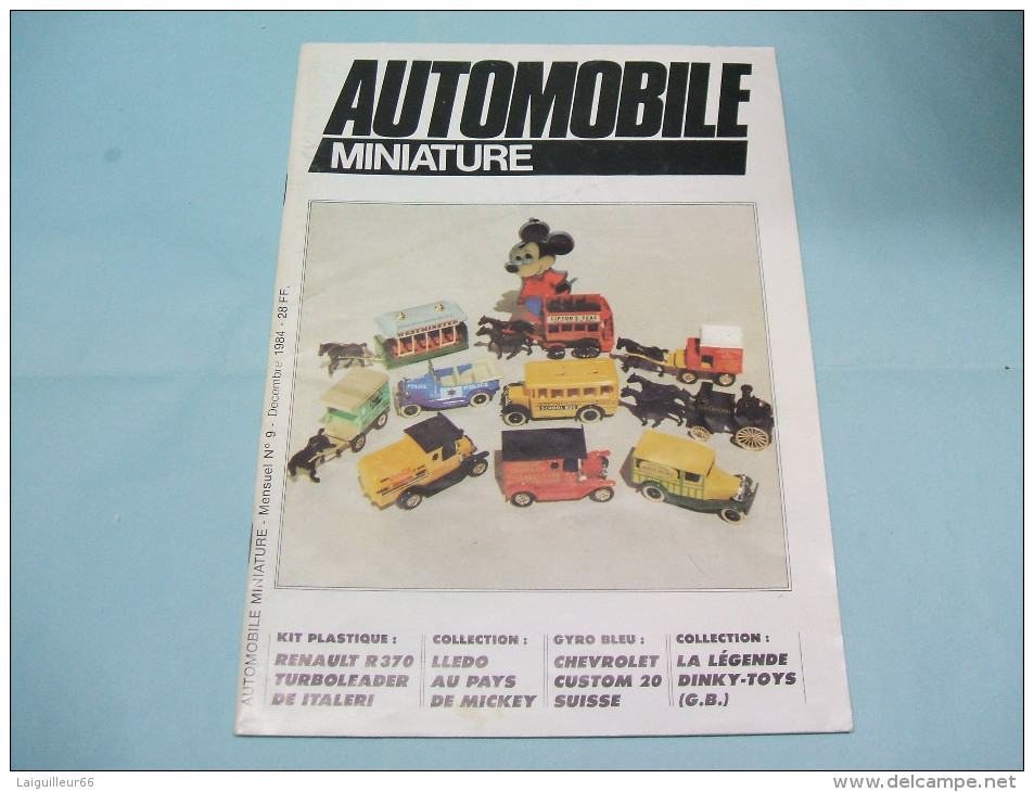 Magazine AUTOMOBILE MINIATURE N°9 Décembre 1984 - Letteratura & DVD