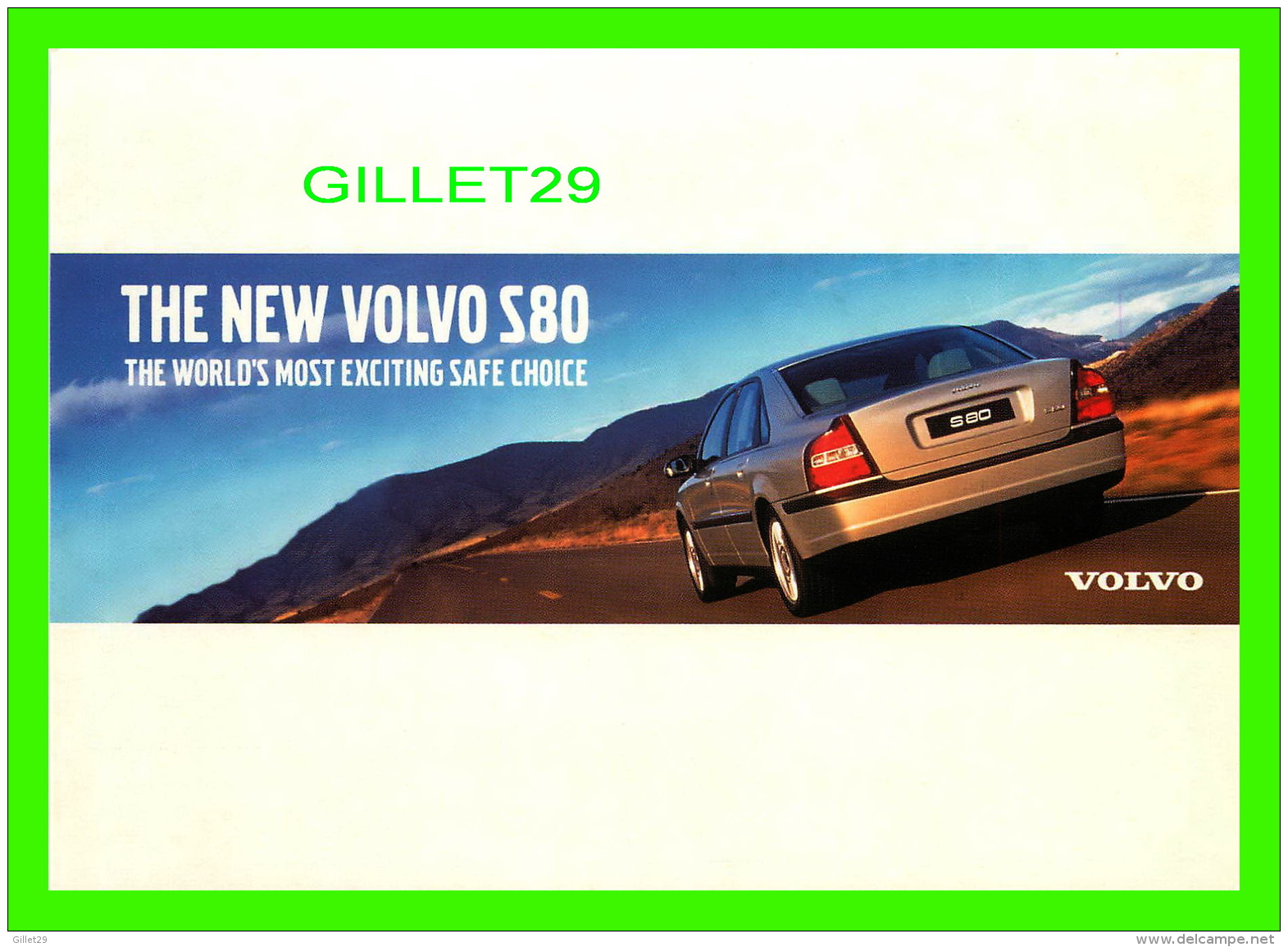 VOITURE DE TOURISME - VOLVO S80 - - Voitures De Tourisme