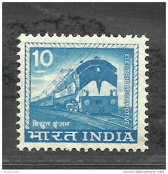 INDIA, 1976, DEFINITIVES,  Definitive, 10 ONLY (P Not Indicated)  Locomotive,  Train,  Transport, MNH, (**) - Ungebraucht