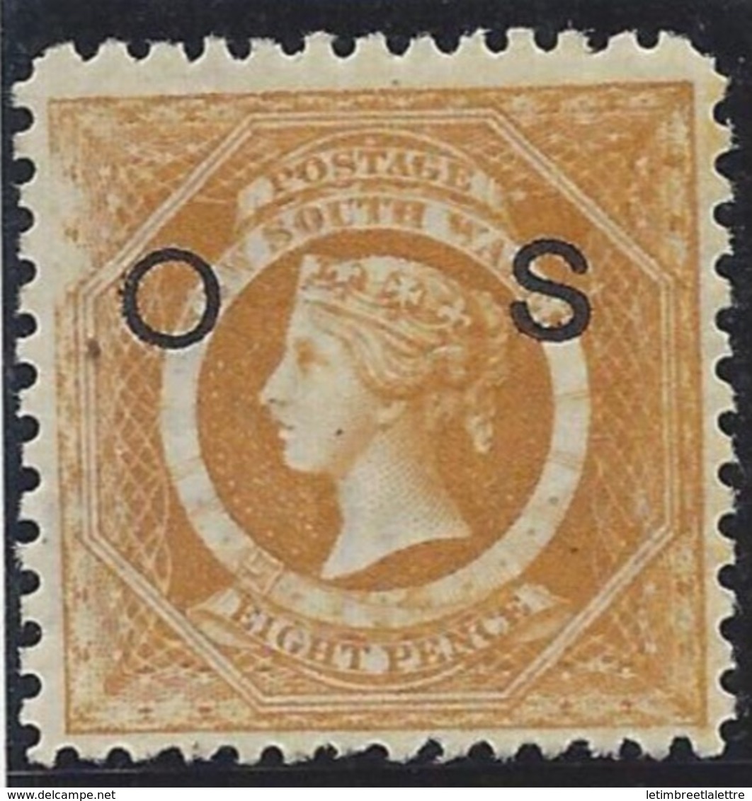 Nouvelle Galles Du Sud - Service - N° 7 * - Neuf Avec Charnière - Dentelé 10 - RARE - Mint Stamps