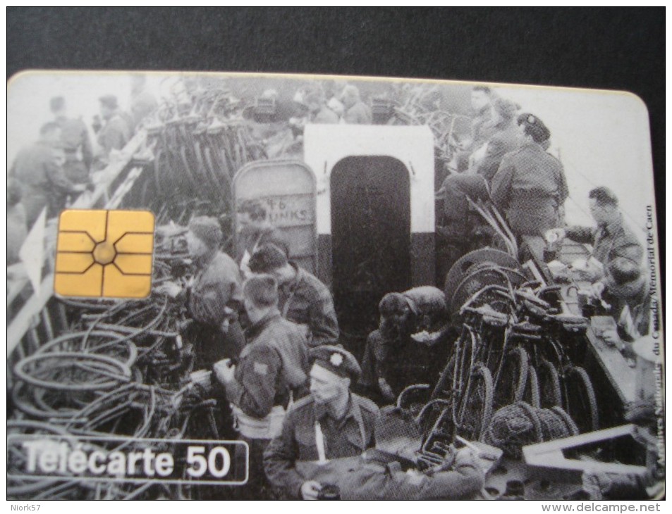FRANCE USED PHONECARDS  WAR 1944 - Hologrammkarten