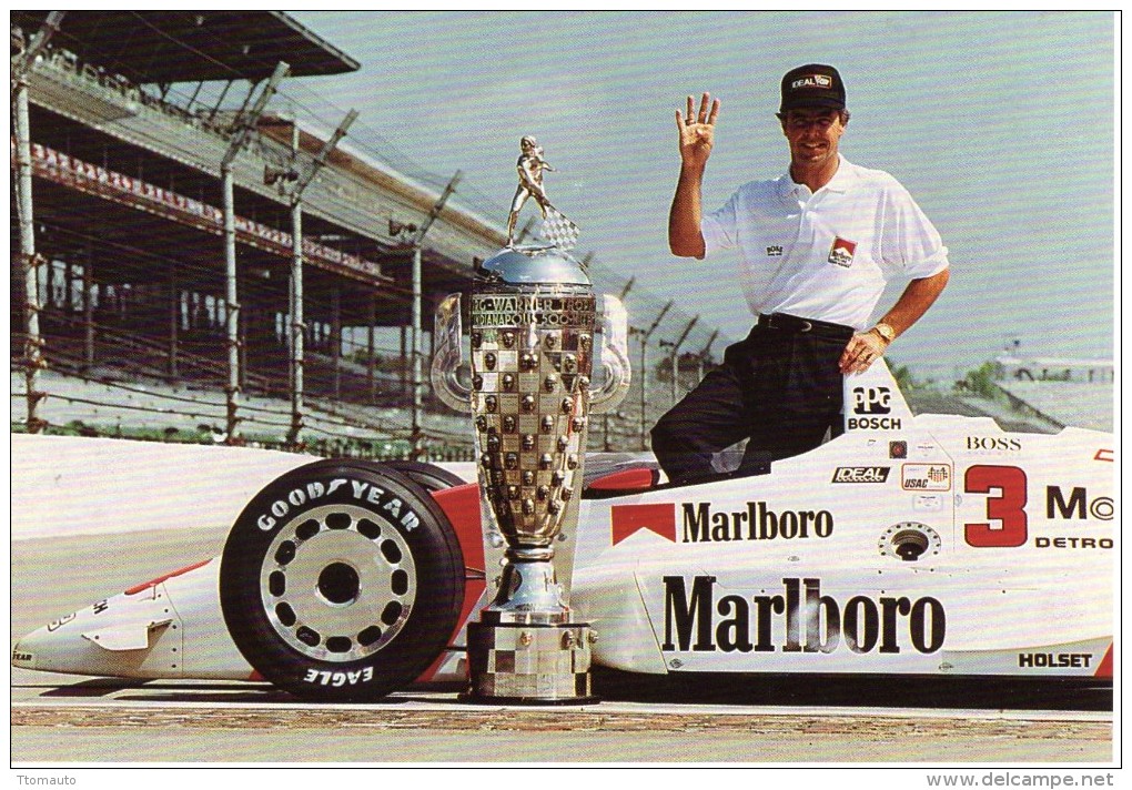 Rick Mears   -  Vainqueur 1991  Indianapolis 500 Miles  -  Carte Postale - IndyCar