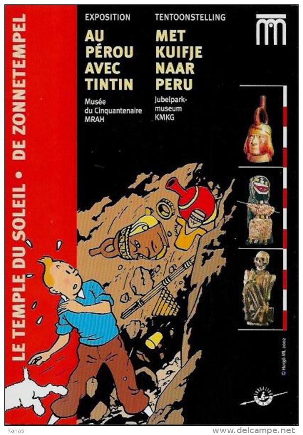 CPM Hergé Tintin Et Milou Non Circulé - Hergé