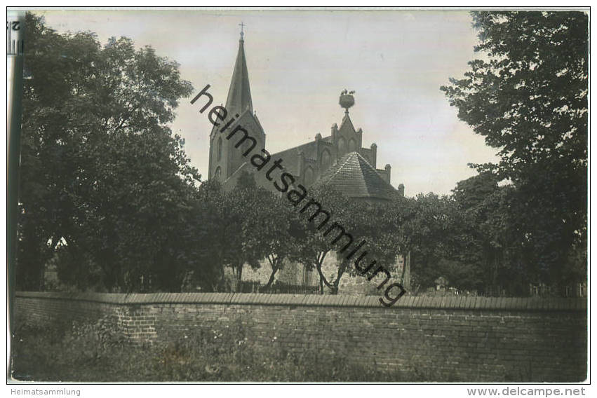 Plattenburg-Glöwen (Prignitz) - Kirche - Foto-Ansichtskarte - Plattenburg