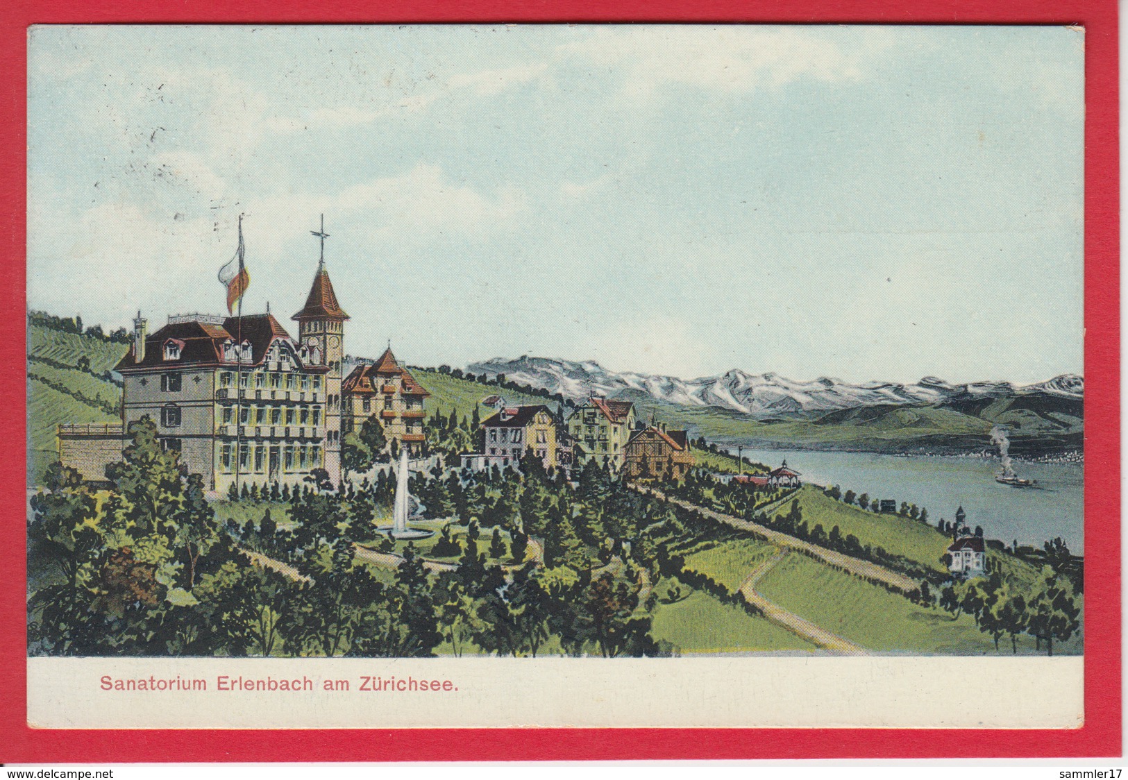 ERLENBACH SANATORIUM 1912 - Erlenbach