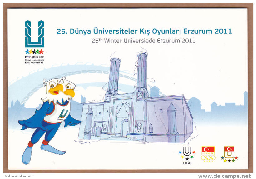 AC - TURKEY POSTAL STATIONARY - 25th WINTER UNIVERSIADE ERZURUM 27 JANUARY 2011 - Postal Stationery