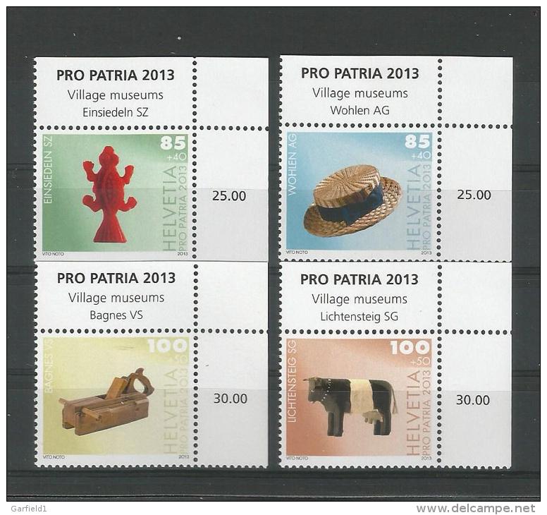 Schweiz  2013 ,  Pro Patria  Village Museums SZ - Postfrisch / MNH / Mint / (**) - Unused Stamps