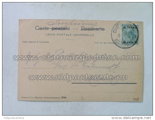 Philatelie 106 Constantinople Osterr Post - Storia Postale