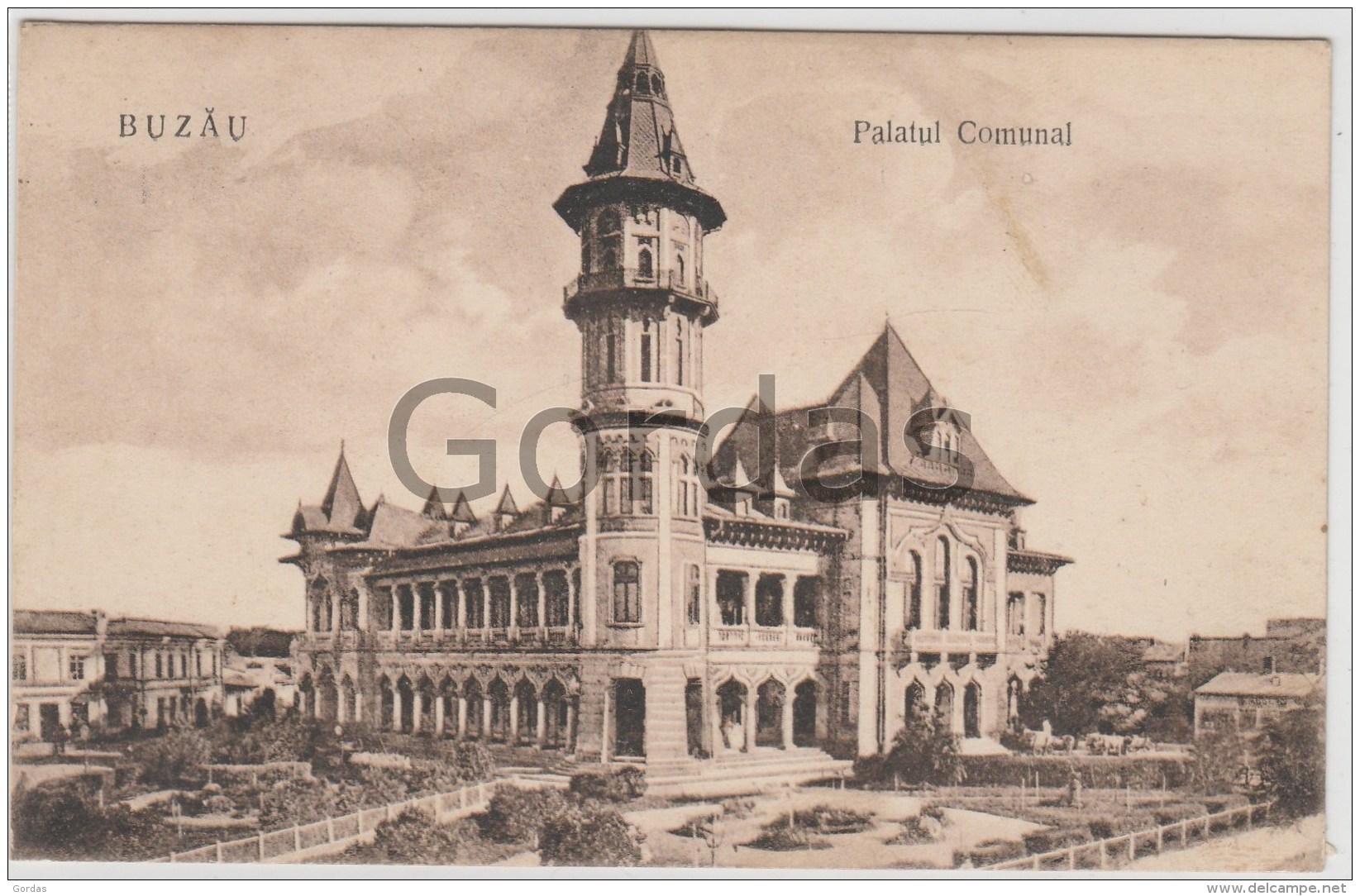 Romania - Buzau - Palatul Comunal - Romania