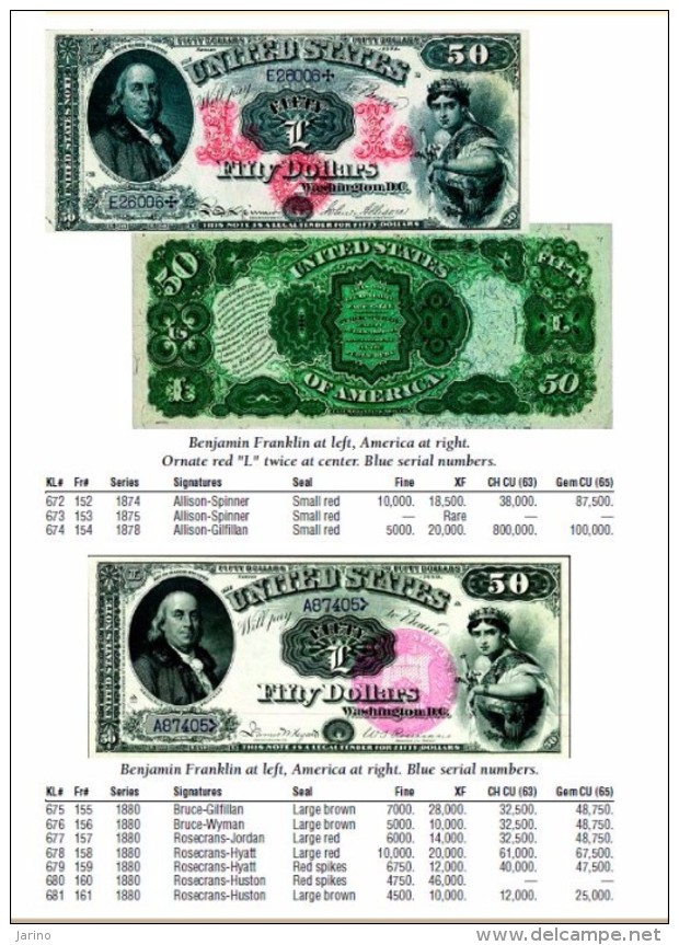 United States Paper Money Standard Catalog 1862-2013, More Than 10 000 Listings, 750+ Color Images - Collections