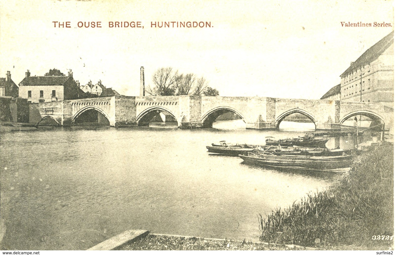 CAMBS - HUNTINGDON - THE OUSE BRIDGE 1904 Ca228 - Huntingdonshire