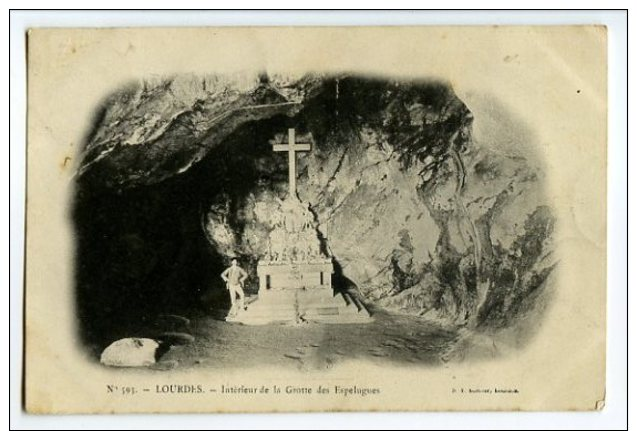 LOURDES - Intérieur De La Grotte Des Espelugues - Lourdes