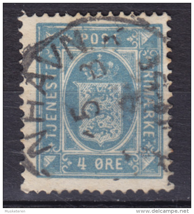 Denmark Dienstmarke 1879 Mi. 5 Y A   4 Øre Wappen Gez. 14:13½ - Officials