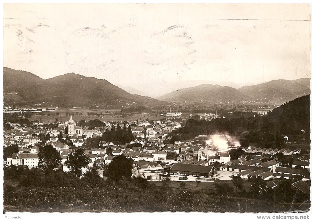 88. CPSM. Vosges. Remiremont. Vue Panoramique - Remiremont