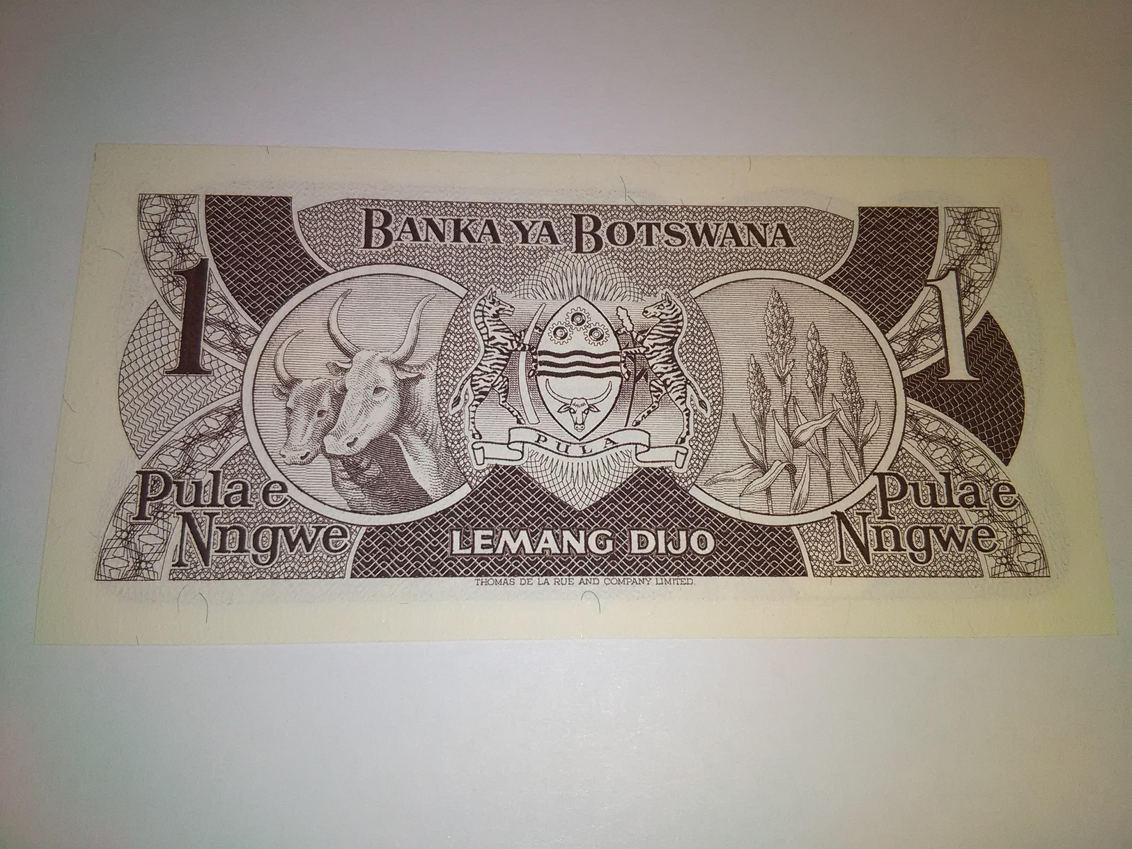 BOTSWANA 1983 1 PULA P-6  BANKNOTE LOC#A1271 - Botswana