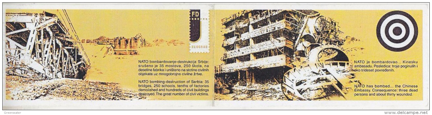 Yugoslavia 1999 Target Booklet ** Mnh (33643) - Markenheftchen