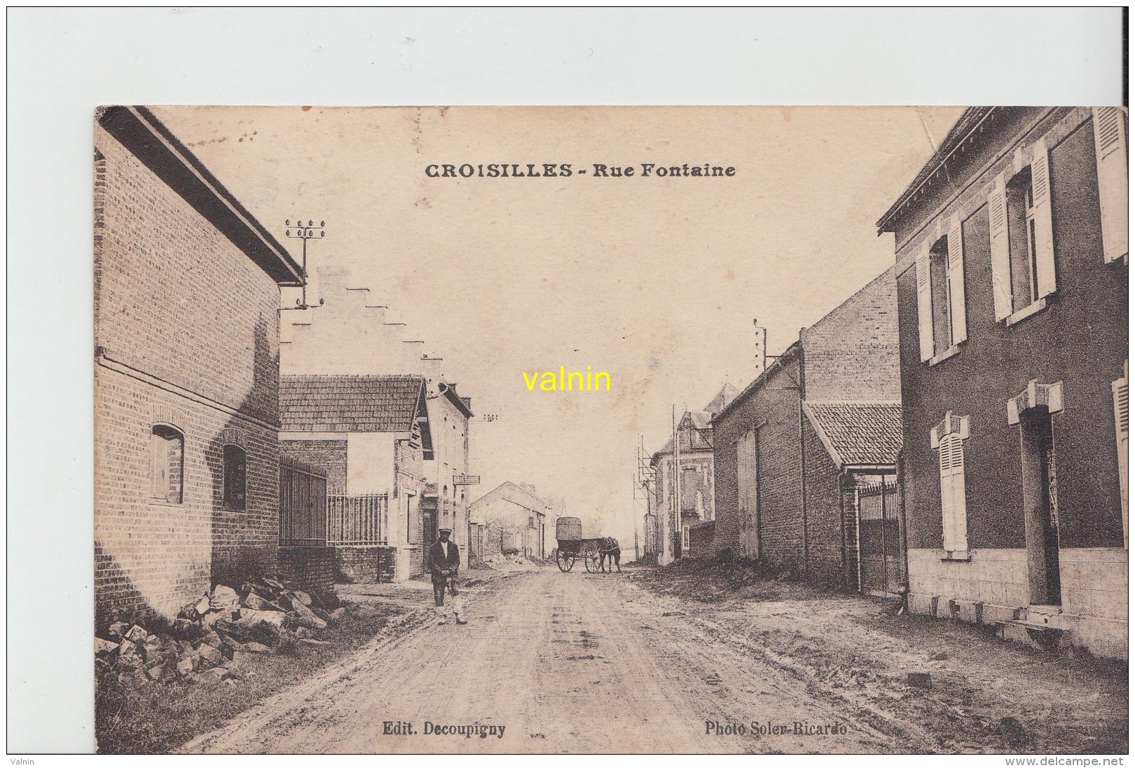 Croisilles    Rue De Fontaine - Croisilles