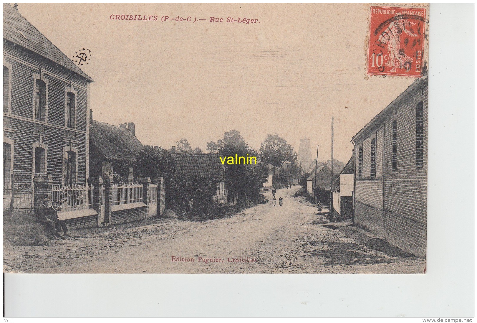 Croisilles  Rue De  Saint- Leger - Croisilles