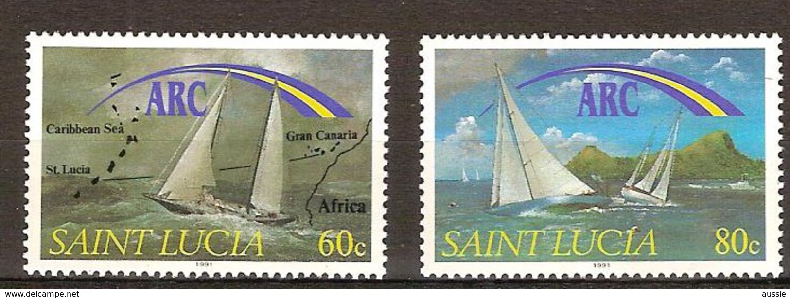 Saint Lucia Sainte Lucie 1991 Yvertn° 977-978 *** MNH Cote 4 Euro - St.Lucia (1979-...)