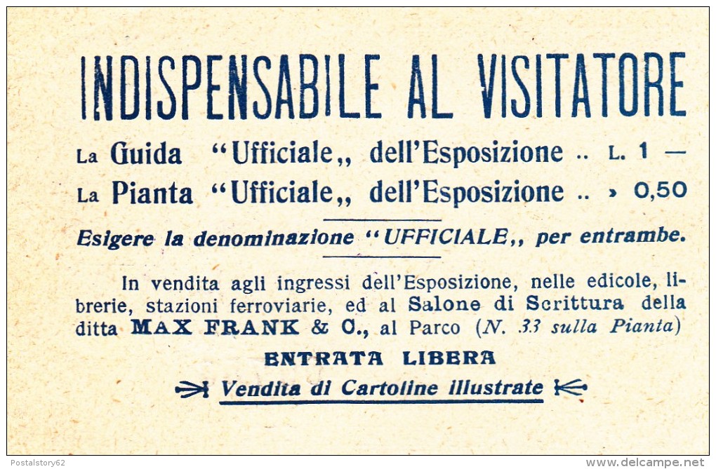 Esposizione Internazionale Di Milano. Biglietto D'Ingresso, Milano Aprile Novembre 1906 - Biglietti D'ingresso