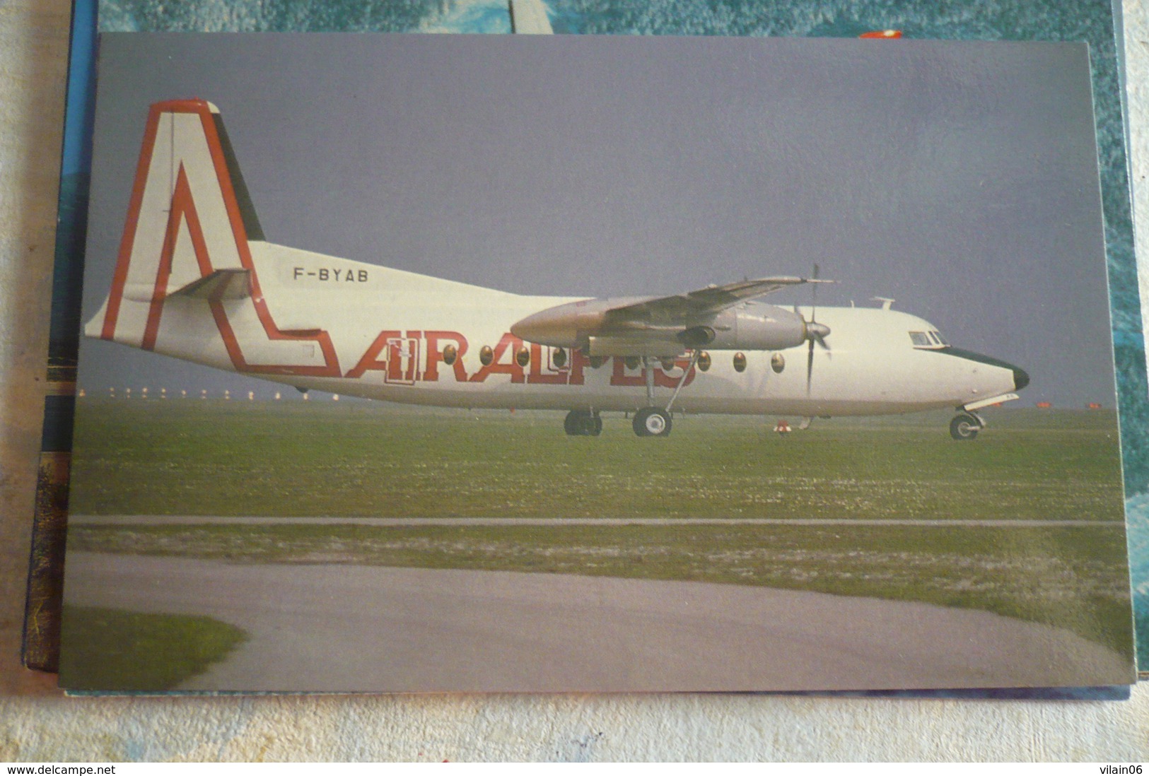 AIR ALPES  FOKKER 27   F BYAB - 1946-....: Moderne