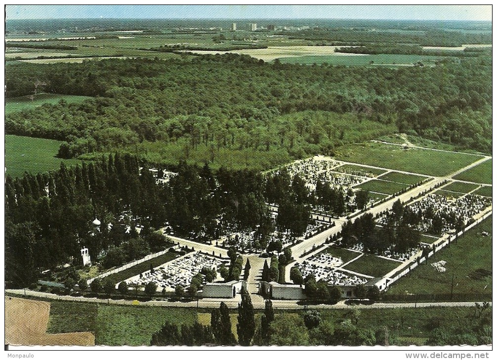 91. CPM. Essonne. Sainte-Geneviève Des Bois. Le Cimetière Russe (vue Aérienne) - Sainte Genevieve Des Bois