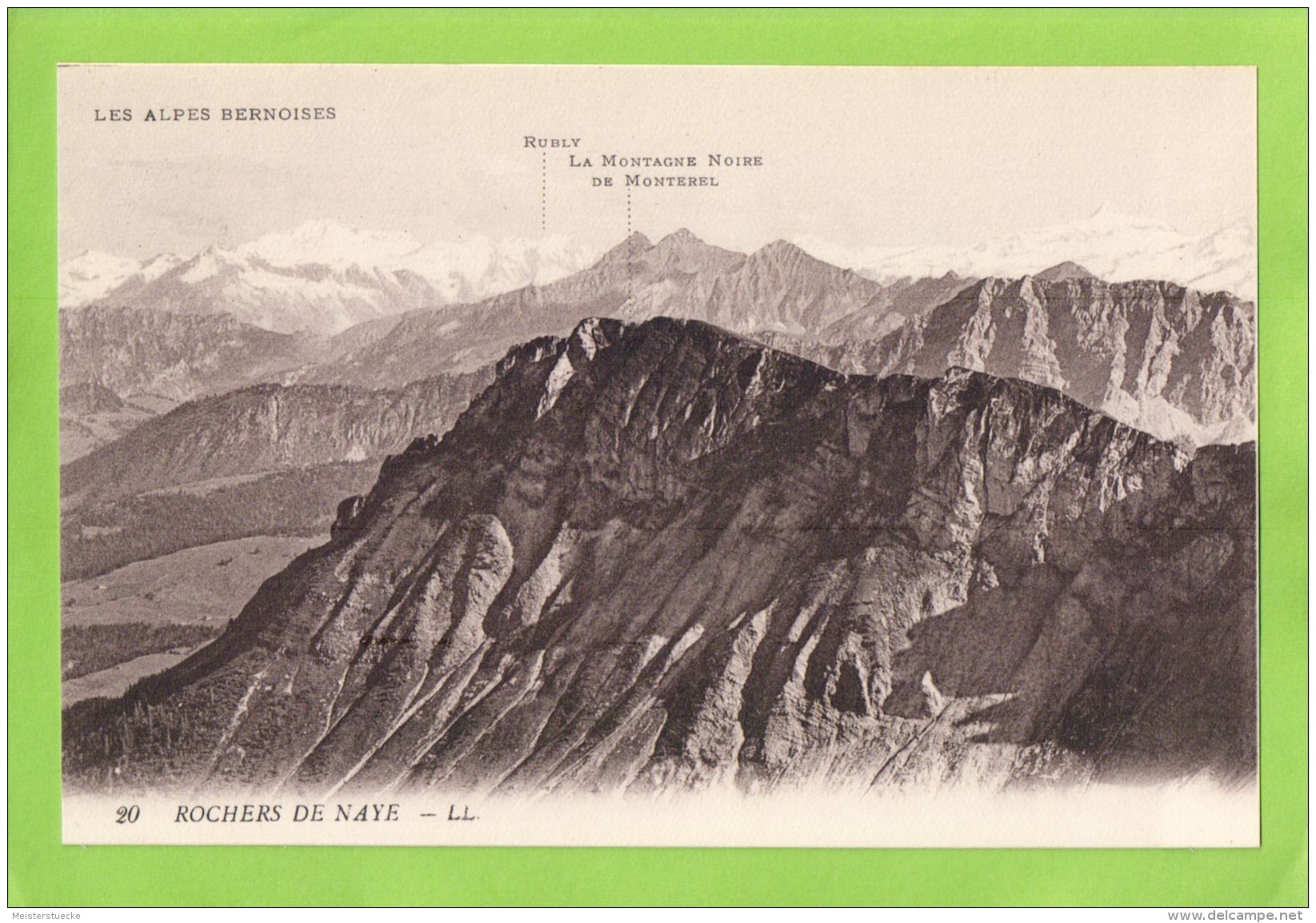 AK - Rochers De Naye - Les Alpes Bernoises - Ungebraucht, Um 1910 - Roche
