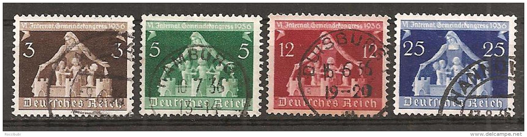 Mi. 617/620 O - Gebraucht