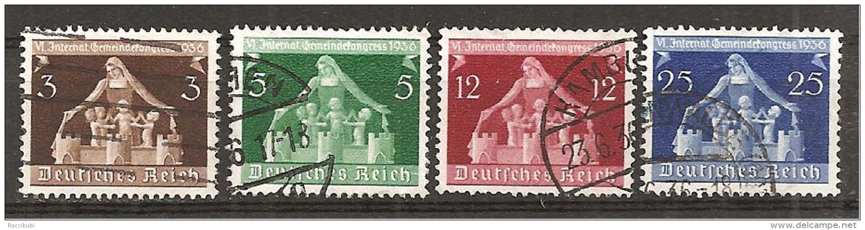 Mi. 617/620 O - Gebraucht