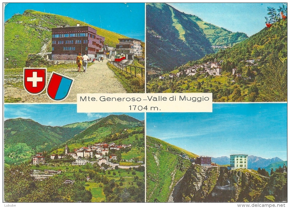 Monte Generoso / Valle Di Muggio - 4 Bilder          Ca. 1970 - Muggio