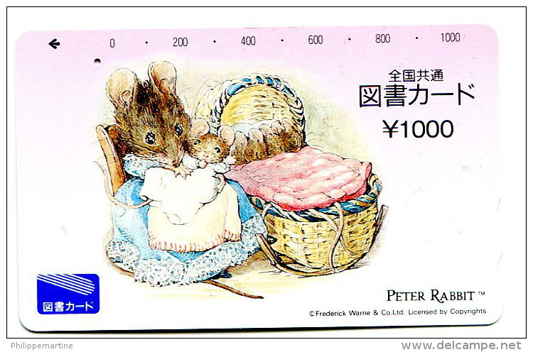 Titre De Transport Japon - Peter Rabbit - Other & Unclassified