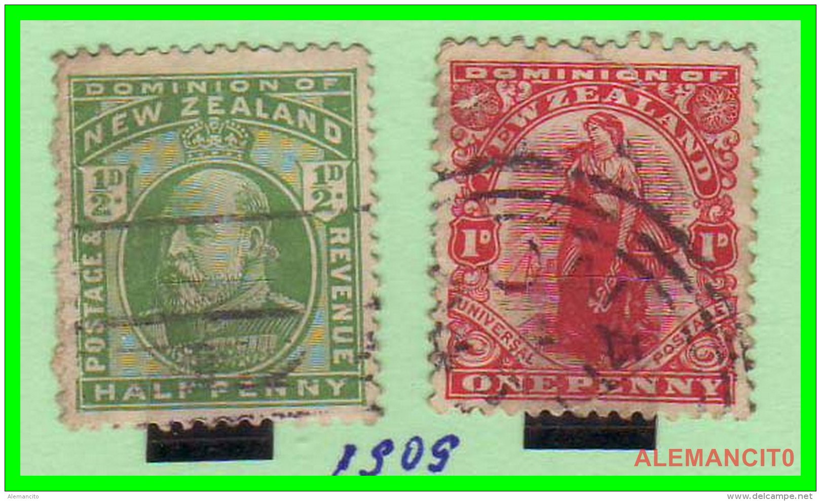 NEWZEALAND - SELLOS  AÑO  1909 - Gebraucht