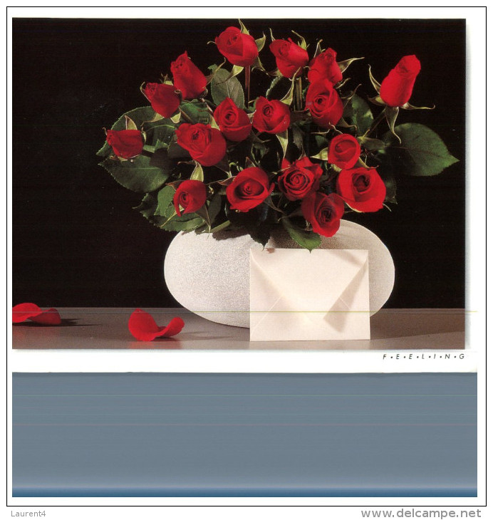 (DEL 254) Flowers - Fleurs - Red Roses - Geneeskrachtige Planten