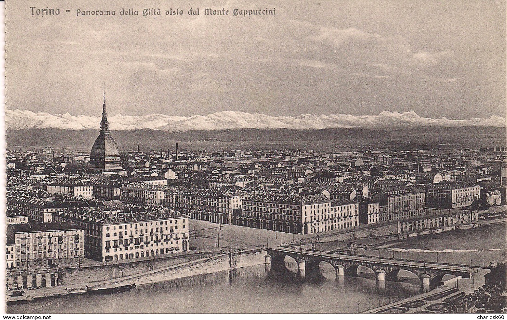 CPA - Italie - Animée - Torino - Panorama Della Vista Dal Monte - Capuccini - Sorelle - Garavagno - Viste Panoramiche, Panorama