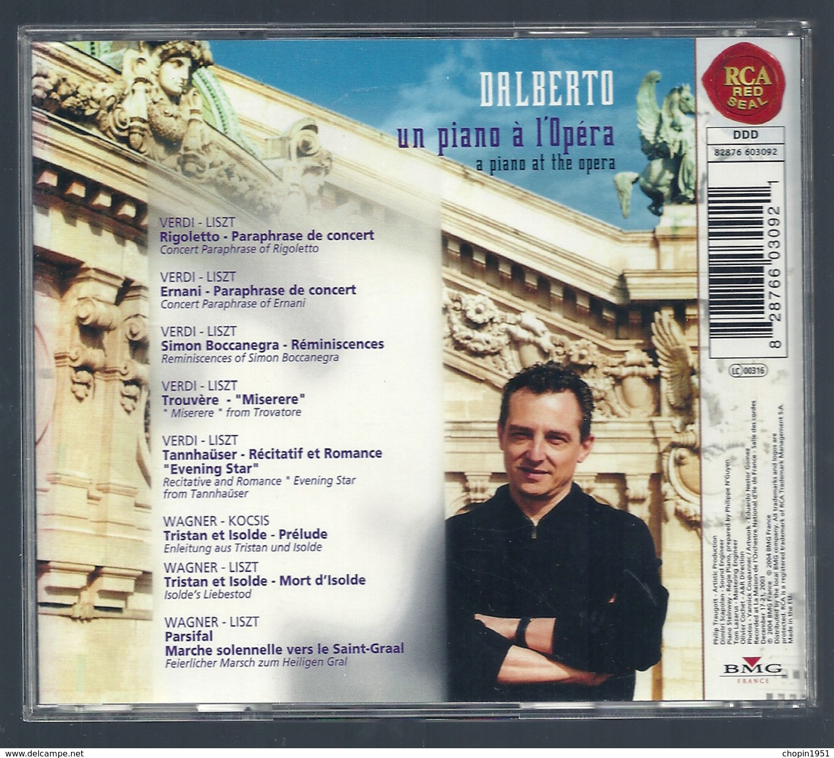 CD PIANO - VERDI/LISZT - WAGNER/LISZT - MICHEL DALBERTO, Piano - Klassik