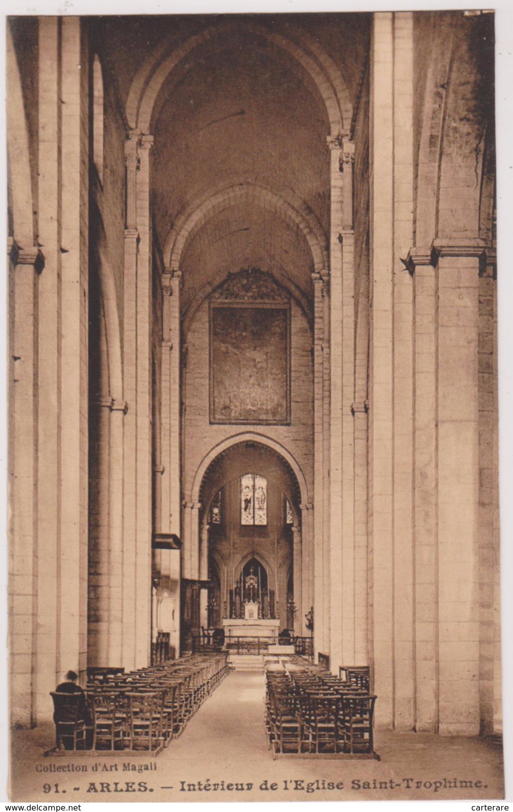 CARTE POSTALE ANCIENNE,13,ARLES ,BOUCHES DU RHONE,NATIVITE,SAINT TROPHIME,CLOITRE,12 EME SIECLE,DE L'ANCIENNE CATHEDRALE - Arles