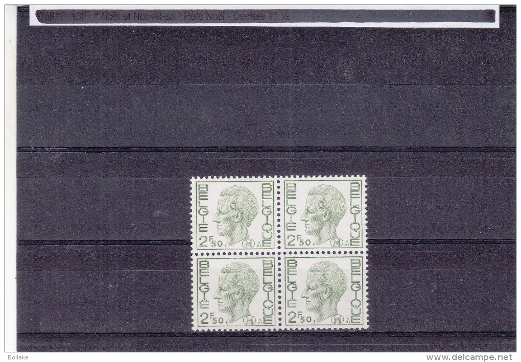 Belgique - Timbres Militaires - Bloc De 4 Du 2,50 F ** - MNH - Other & Unclassified