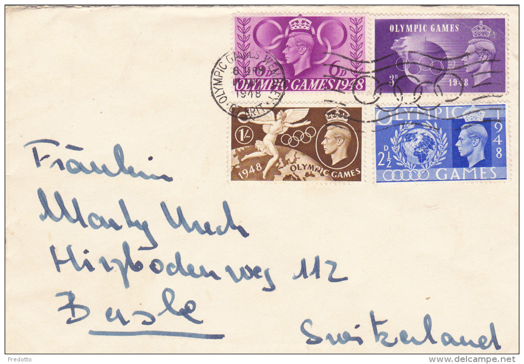 Olympia 1948- Mit Maschinen-Sonderstempel. - ....-1951 Pre Elizabeth II