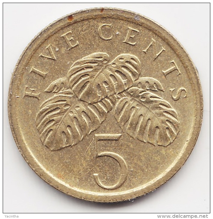 @Y@    Singapore  5 Cent 1985     (3801) - Singapore