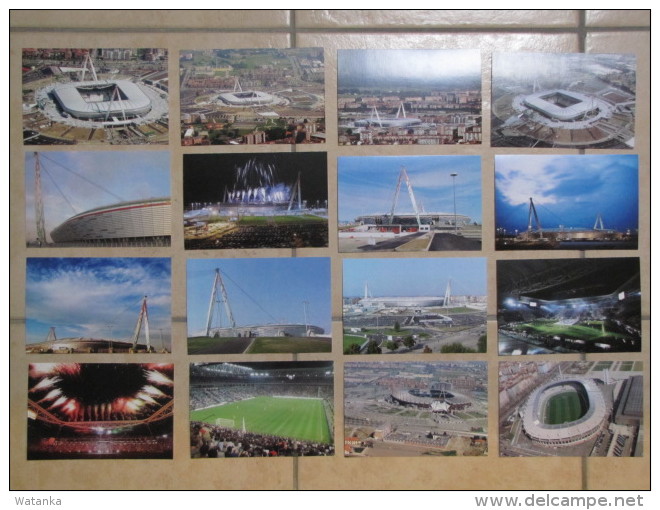 TORINO Set 16 Cartoline Juventus Stadium / Stadio - Soccer