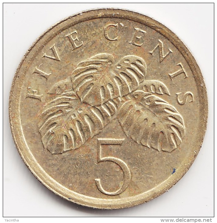 @Y@    Singapore  5 Cent 1988     (3803) - Singapore