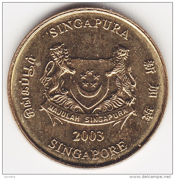 @Y@    Singapore  5 Cent   2003     (3808) - Singapur